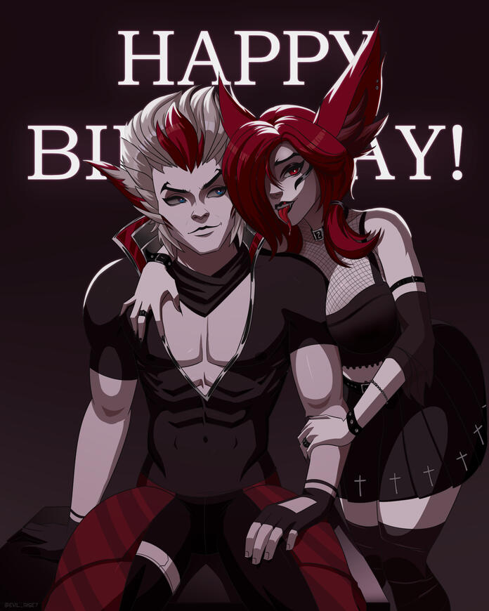Goth Xayah x Rakan